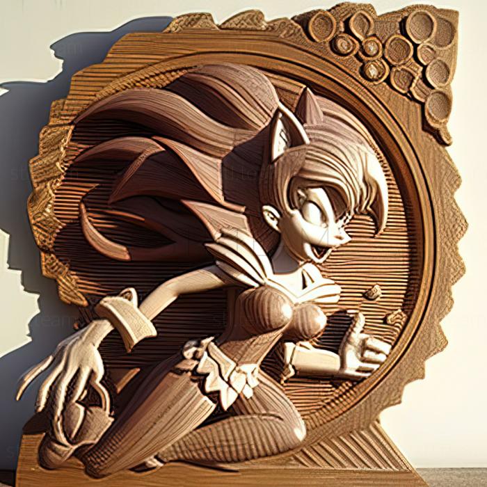 3D модель Святая Эми Роуз из Sonic the Hedgehog (STL)